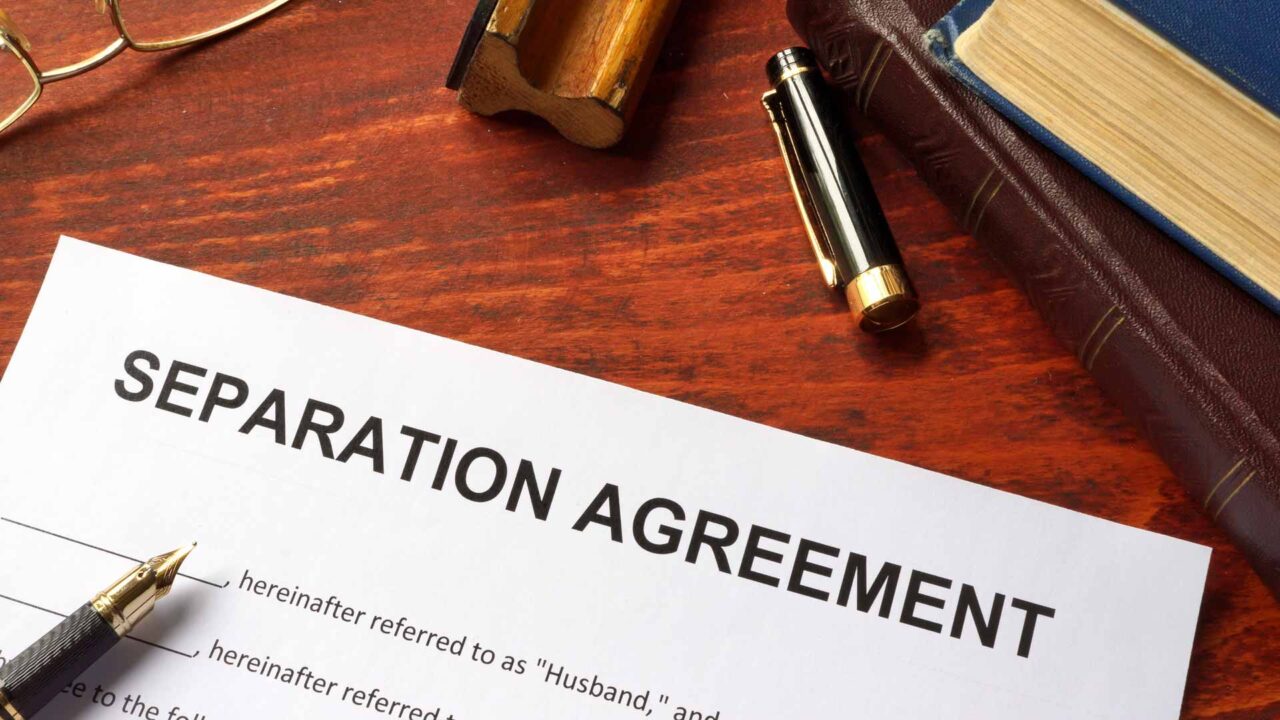 Incorporation of a Separation Agreement